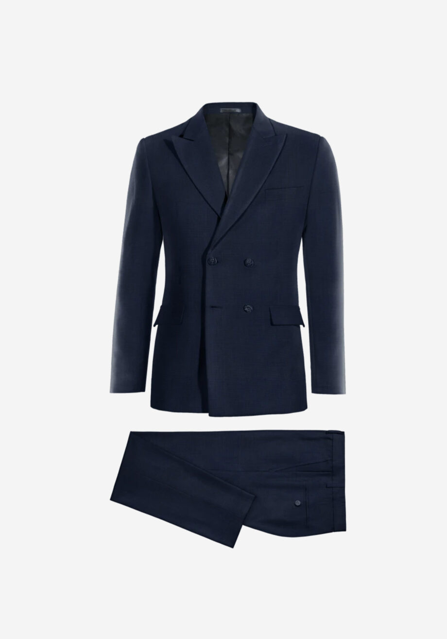 Blue Wool Four Buttons - Image 2